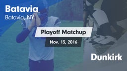 Matchup: Batavia  vs. Dunkirk 2016