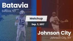Matchup: Batavia  vs. Johnson City  2017