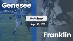 Matchup: Genesee vs. Franklin 2017