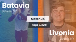 Matchup: Batavia vs. Livonia  2018