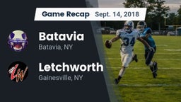 Recap: Batavia vs. Letchworth  2018