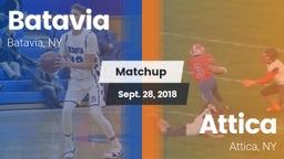Matchup: Batavia vs. Attica  2018