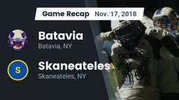 Recap: Batavia vs. Skaneateles  2018