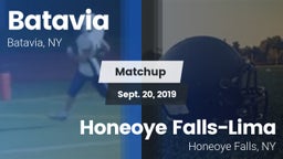Matchup: Batavia vs. Honeoye Falls-Lima  2019
