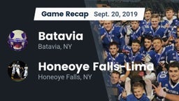 Recap: Batavia vs. Honeoye Falls-Lima  2019