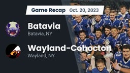 Recap: Batavia vs. Wayland-Cohocton  2023