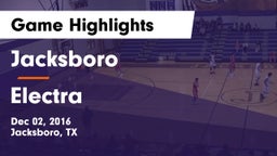 Jacksboro  vs Electra  Game Highlights - Dec 02, 2016