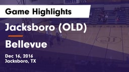 Jacksboro (OLD) vs Bellevue Game Highlights - Dec 16, 2016