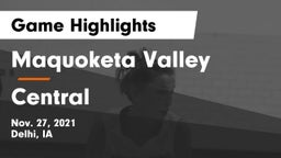 Maquoketa Valley  vs Central  Game Highlights - Nov. 27, 2021