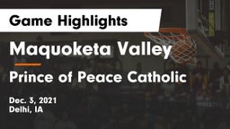 Maquoketa Valley  vs Prince of Peace Catholic  Game Highlights - Dec. 3, 2021