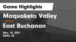 Maquoketa Valley  vs East Buchanan  Game Highlights - Dec. 14, 2021