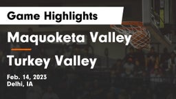 Maquoketa Valley  vs Turkey Valley  Game Highlights - Feb. 14, 2023