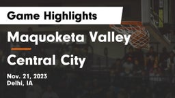Maquoketa Valley  vs Central City  Game Highlights - Nov. 21, 2023