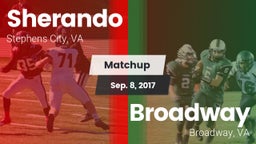 Matchup: Sherando  vs. Broadway  2017