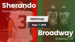 Matchup: Sherando  vs. Broadway  2018