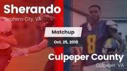 Matchup: Sherando  vs. Culpeper County  2019
