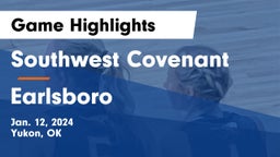 Southwest Covenant  vs Earlsboro  Game Highlights - Jan. 12, 2024