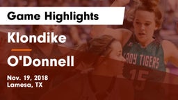 Klondike  vs O'Donnell  Game Highlights - Nov. 19, 2018