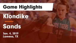 Klondike  vs Sands  Game Highlights - Jan. 4, 2019