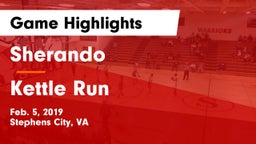 Sherando  vs Kettle Run  Game Highlights - Feb. 5, 2019