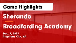 Sherando  vs Broadfording Academy Game Highlights - Dec. 9, 2023