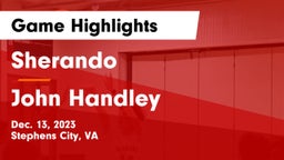 Sherando  vs John Handley  Game Highlights - Dec. 13, 2023