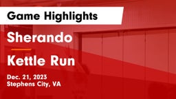 Sherando  vs Kettle Run  Game Highlights - Dec. 21, 2023