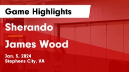 Sherando  vs James Wood  Game Highlights - Jan. 5, 2024