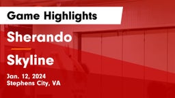 Sherando  vs Skyline  Game Highlights - Jan. 12, 2024