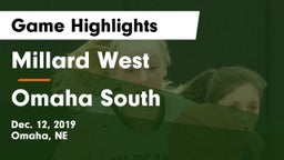 Millard West  vs Omaha South  Game Highlights - Dec. 12, 2019