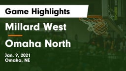 Millard West  vs Omaha North  Game Highlights - Jan. 9, 2021