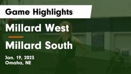 Millard West  vs Millard South  Game Highlights - Jan. 19, 2023