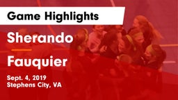 Sherando  vs Fauquier  Game Highlights - Sept. 4, 2019