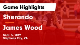 Sherando  vs James Wood  Game Highlights - Sept. 5, 2019