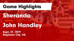 Sherando  vs John Handley  Game Highlights - Sept. 27, 2019