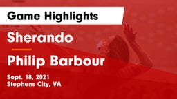 Sherando  vs Philip Barbour  Game Highlights - Sept. 18, 2021
