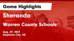 Sherando  vs Warren County Schools Game Highlights - Aug. 29, 2022