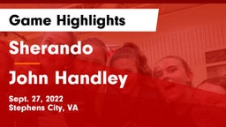 Sherando  vs John Handley  Game Highlights - Sept. 27, 2022