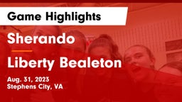 Sherando  vs Liberty  Bealeton Game Highlights - Aug. 31, 2023