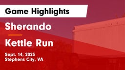 Sherando  vs Kettle Run  Game Highlights - Sept. 14, 2023