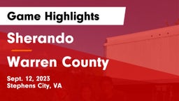 Sherando  vs Warren County  Game Highlights - Sept. 12, 2023