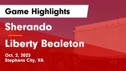 Sherando  vs Liberty Bealeton Game Highlights - Oct. 2, 2023