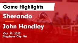 Sherando  vs John Handley  Game Highlights - Oct. 19, 2023