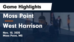 Moss Point  vs West Harrison  Game Highlights - Nov. 10, 2020