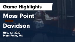 Moss Point  vs Davidson  Game Highlights - Nov. 12, 2020