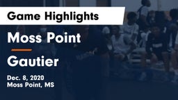 Moss Point  vs Gautier  Game Highlights - Dec. 8, 2020