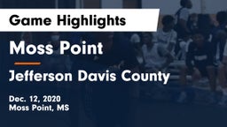 Moss Point  vs Jefferson Davis County Game Highlights - Dec. 12, 2020