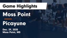 Moss Point  vs Picayune  Game Highlights - Dec. 29, 2020