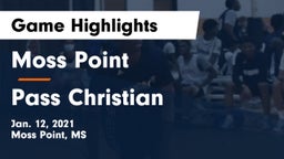 Moss Point  vs Pass Christian  Game Highlights - Jan. 12, 2021