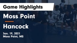 Moss Point  vs Hancock  Game Highlights - Jan. 19, 2021